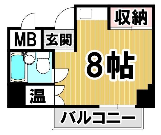 【価格改定】クラックスハイム第３帯広　４０８号室【オーナーチェンジ】 間取り