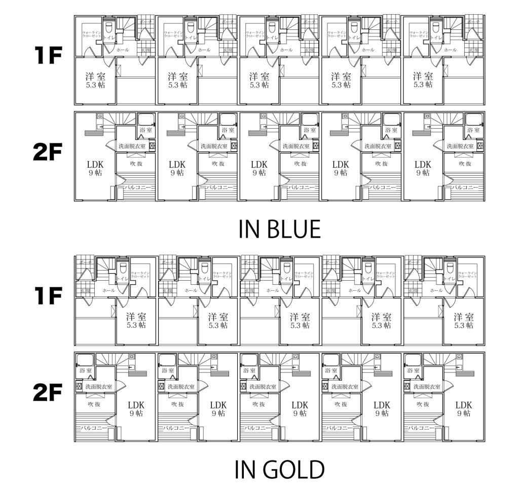 収益物件！築7年 全室満室 西14条北2丁目 メゾネットタイプ2棟販売 新オーナー様募集♪ 間取り
