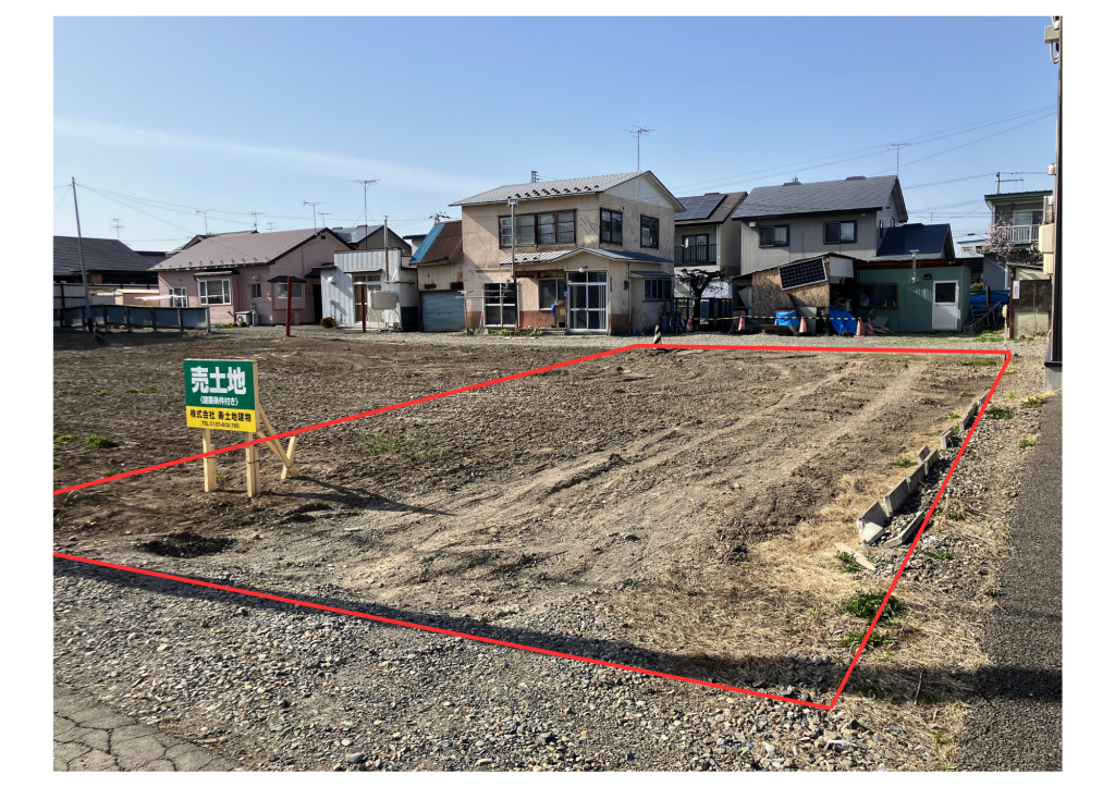 ★売土地：帯広市西13条北1丁目1番12他③　整形地66坪！ 