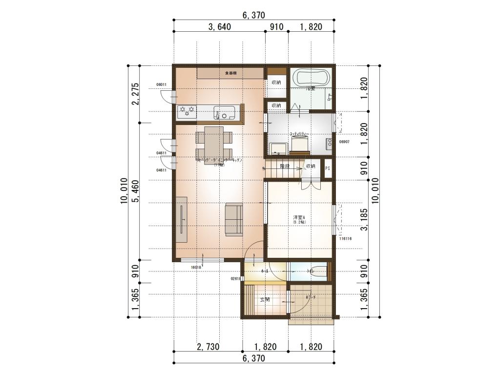  【全館空調・家具付き‼】帯広市東1条南20丁目モデルハウス 内観