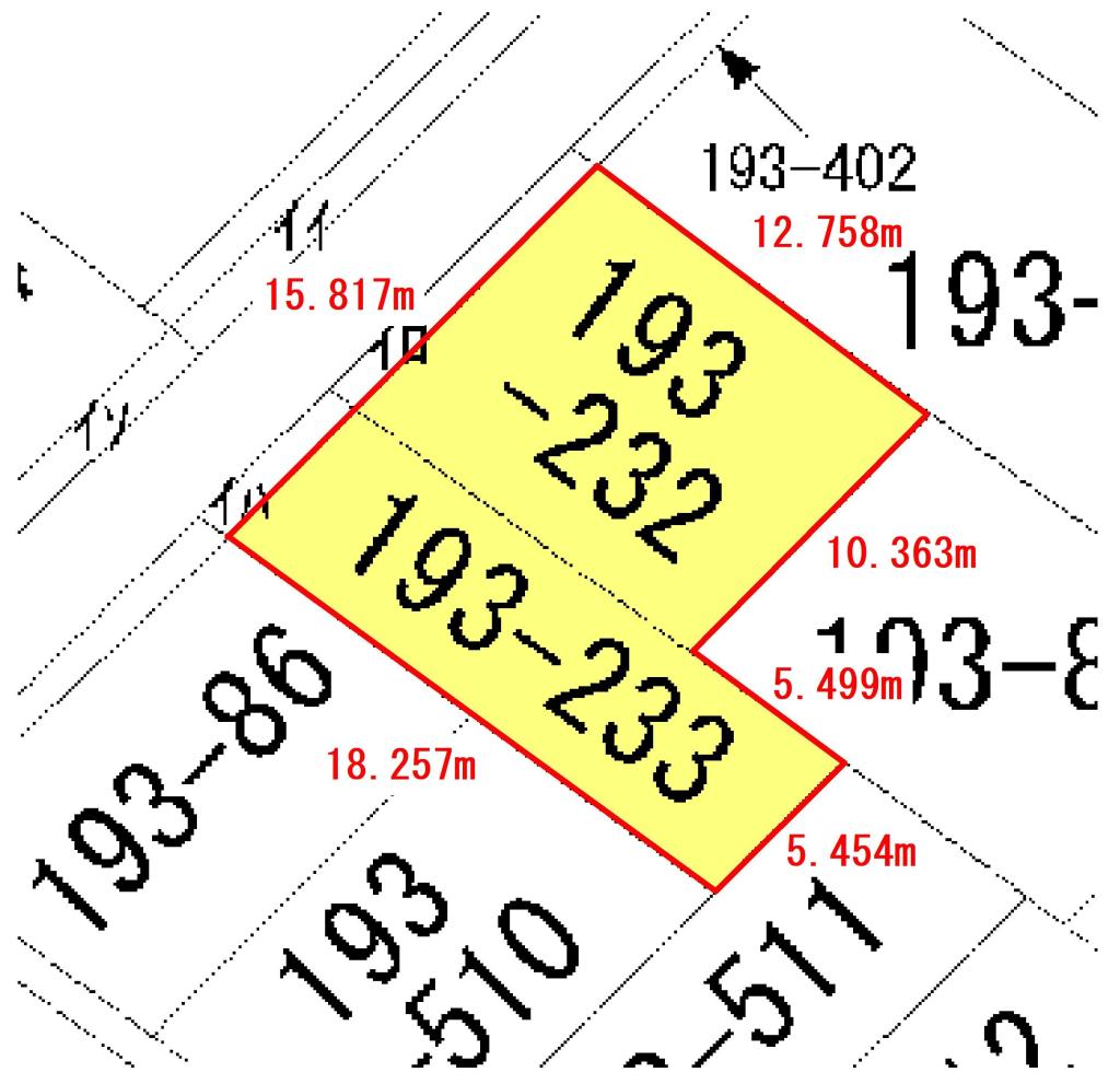 売土地（札幌月寒） 間取り