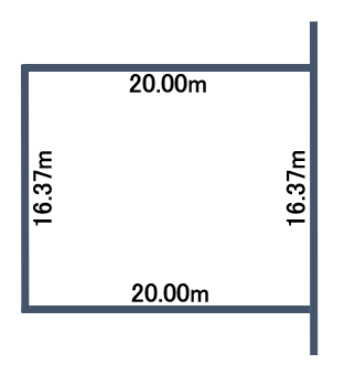 幕別町旭町　売土地　99.03坪！！ 間取り