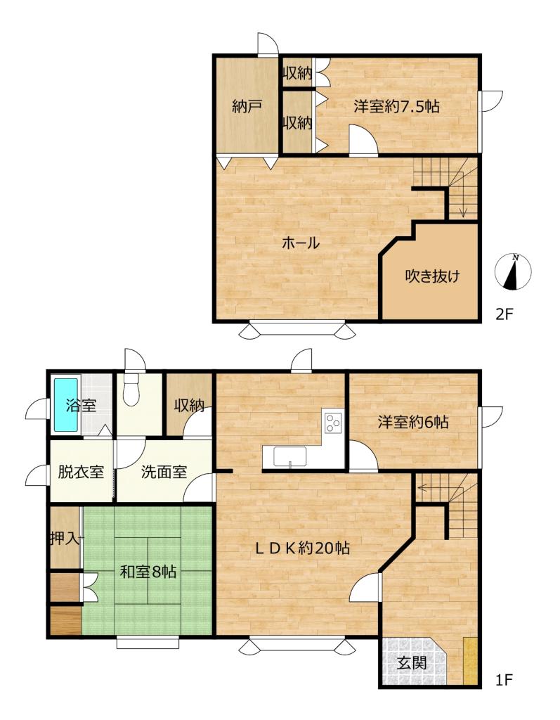 【閑静な住宅街】音更町共栄台西13丁目1-216 間取り