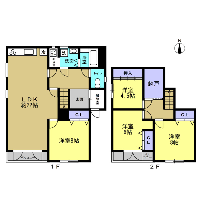 【リフォーム中】帯広市東7条南20丁目 間取り