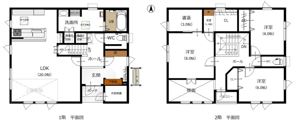 帯広市西19条南4丁目　売家　南向き　明和小区域　事前予約必要 間取り