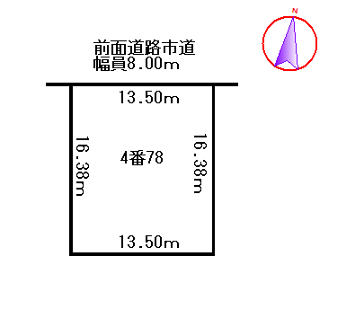【売土地・建物現状渡し】帯広市西16条北1丁目 間取り