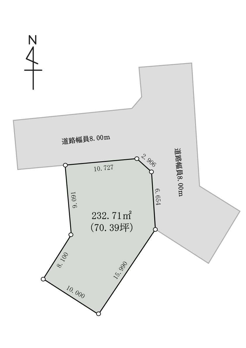 【土地面積：70.39坪】西10条南6丁目 間取り