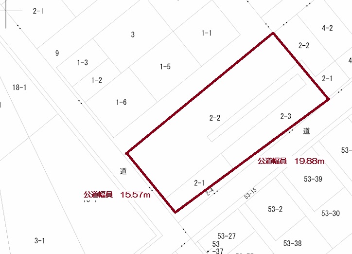 清水町南6条　【売土地】 間取り