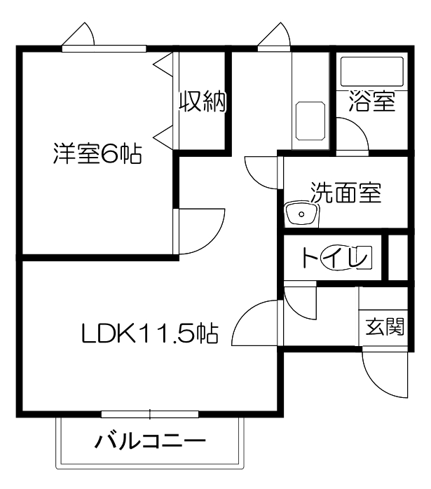 ラピナス1 間取り