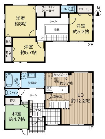 築12年リフォーム済み物件 間取り