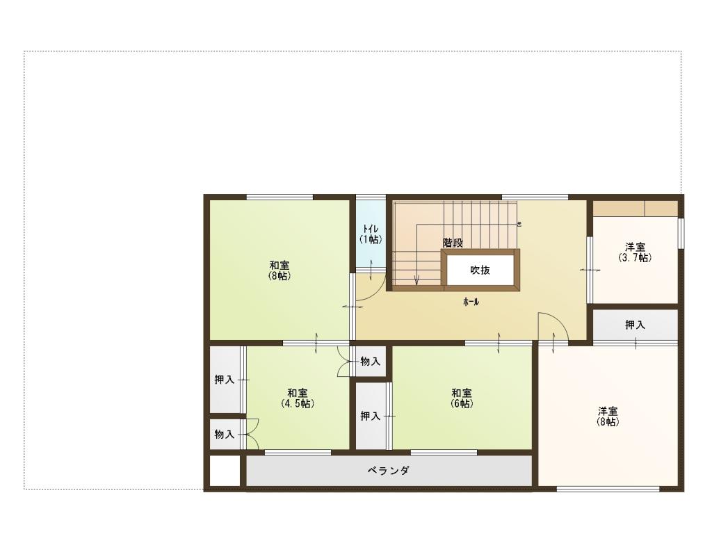 帯広市西20条南3丁目13番地11（住居表示4-8）｜9LDK地下室付き大型住宅 内観