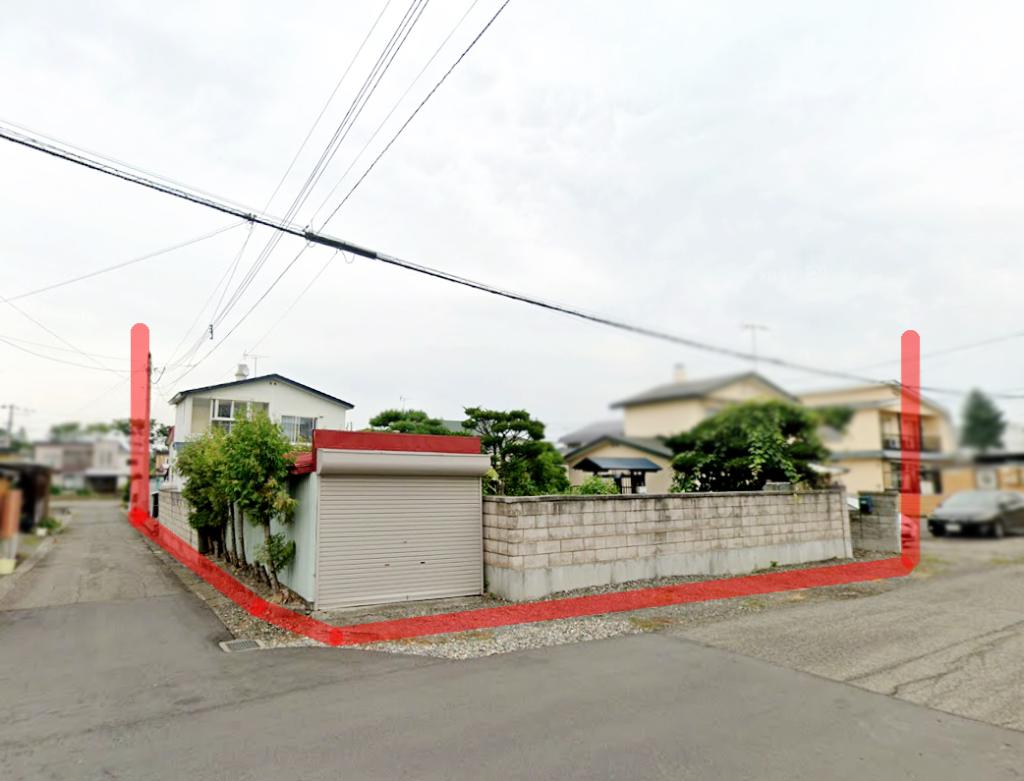 【条件なし】西21条南2 売土地 間取り