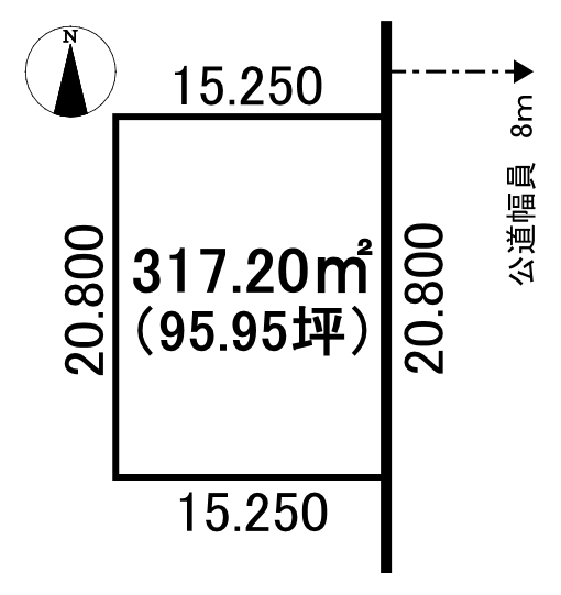 音更町柳町北区＿土地 間取り