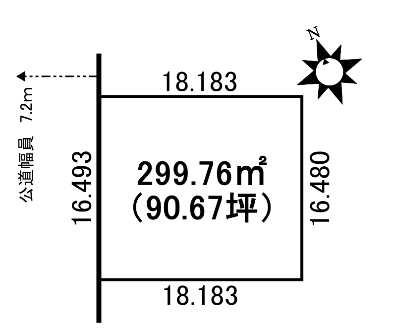 士幌町中士幌＿土地 間取り