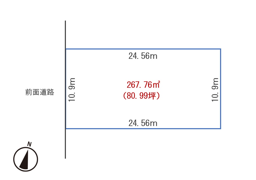 帯広市東3条南22丁目　売土地  間取り