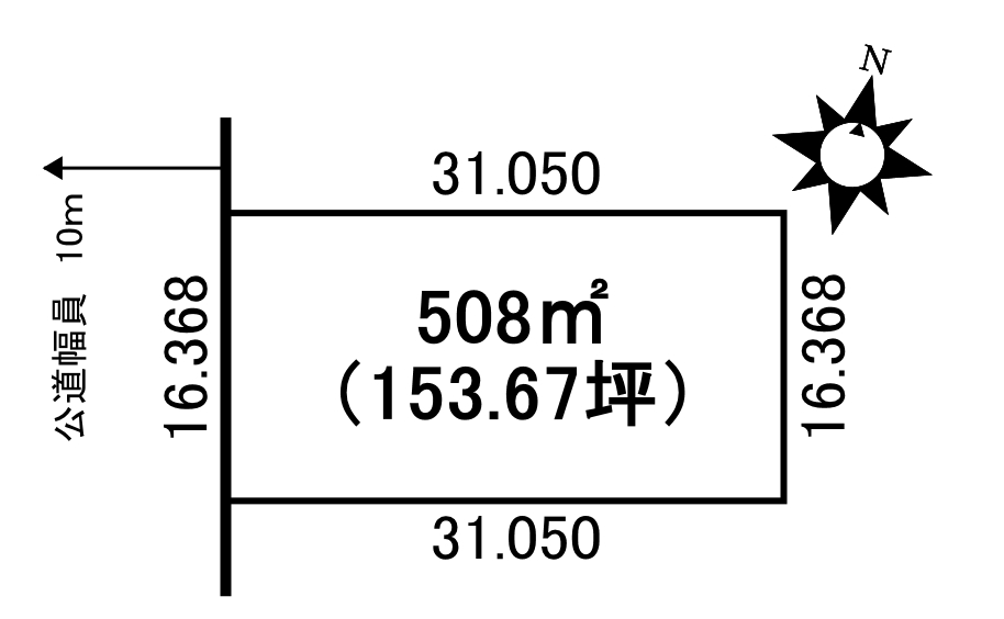 音更町新通１５＿土地 間取り