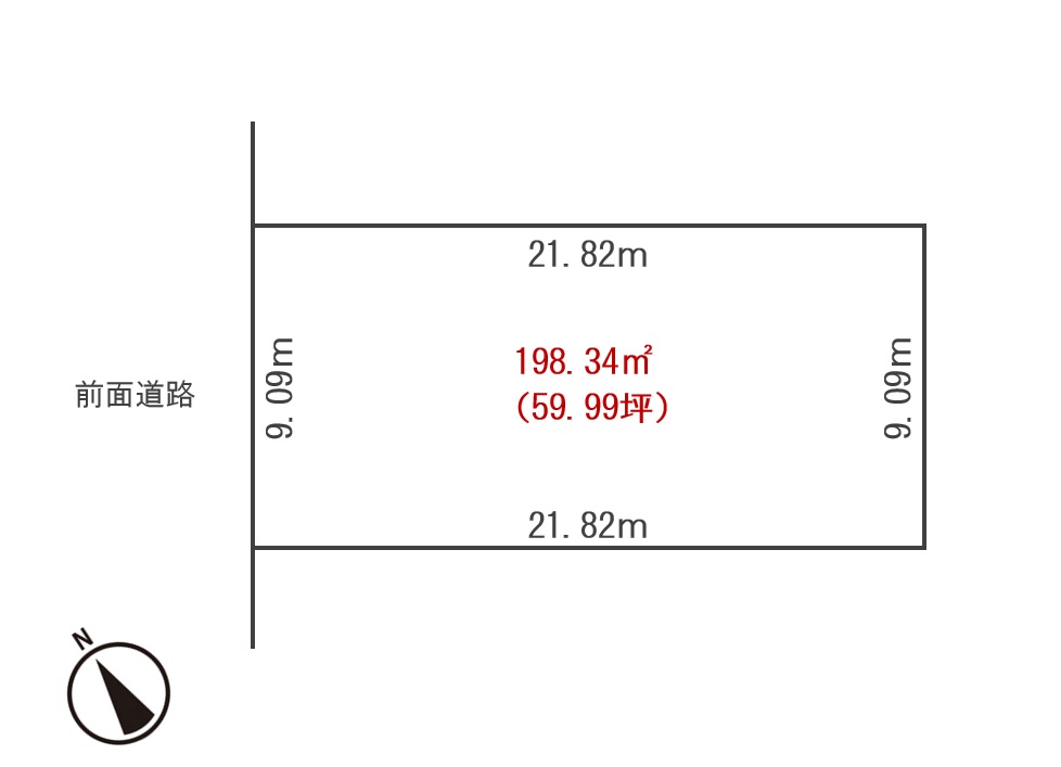 本別町北2丁目　売土地 間取り