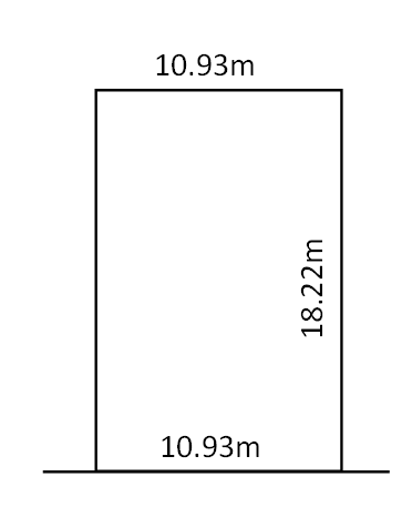 【価格改定・更地渡し】帯広市西15条南31丁目売土地 間取り