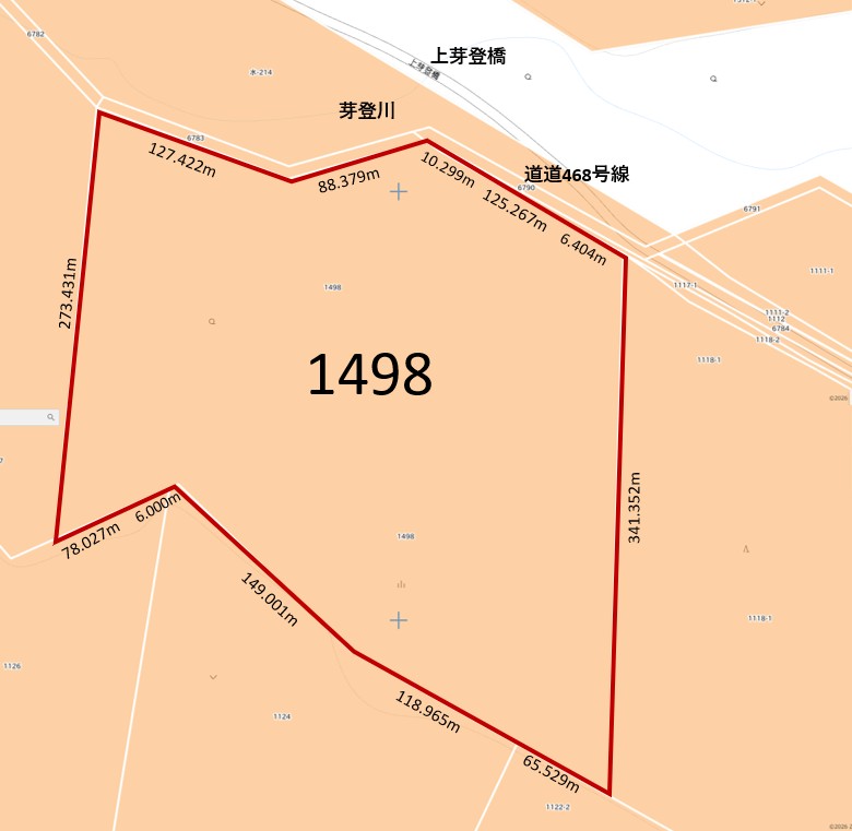 足寄町芽登　売土地（30,057坪） 間取り