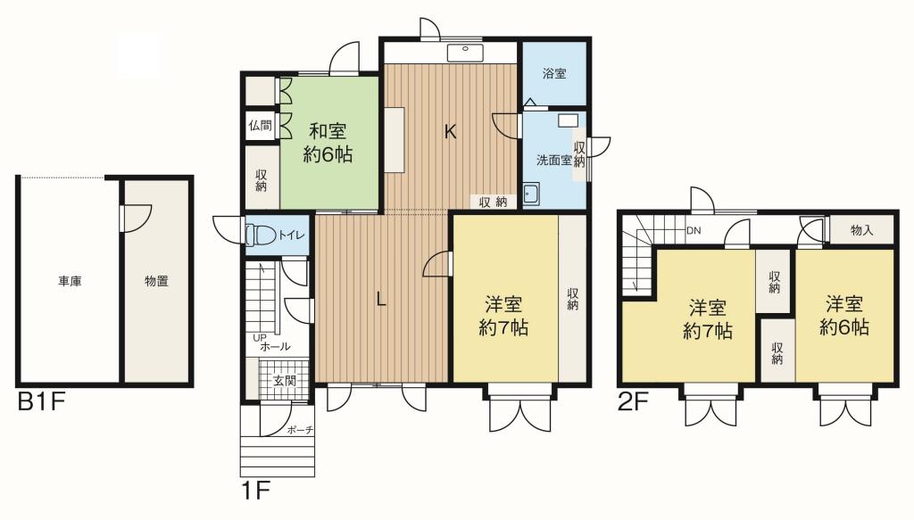 札内　中古住宅 間取り