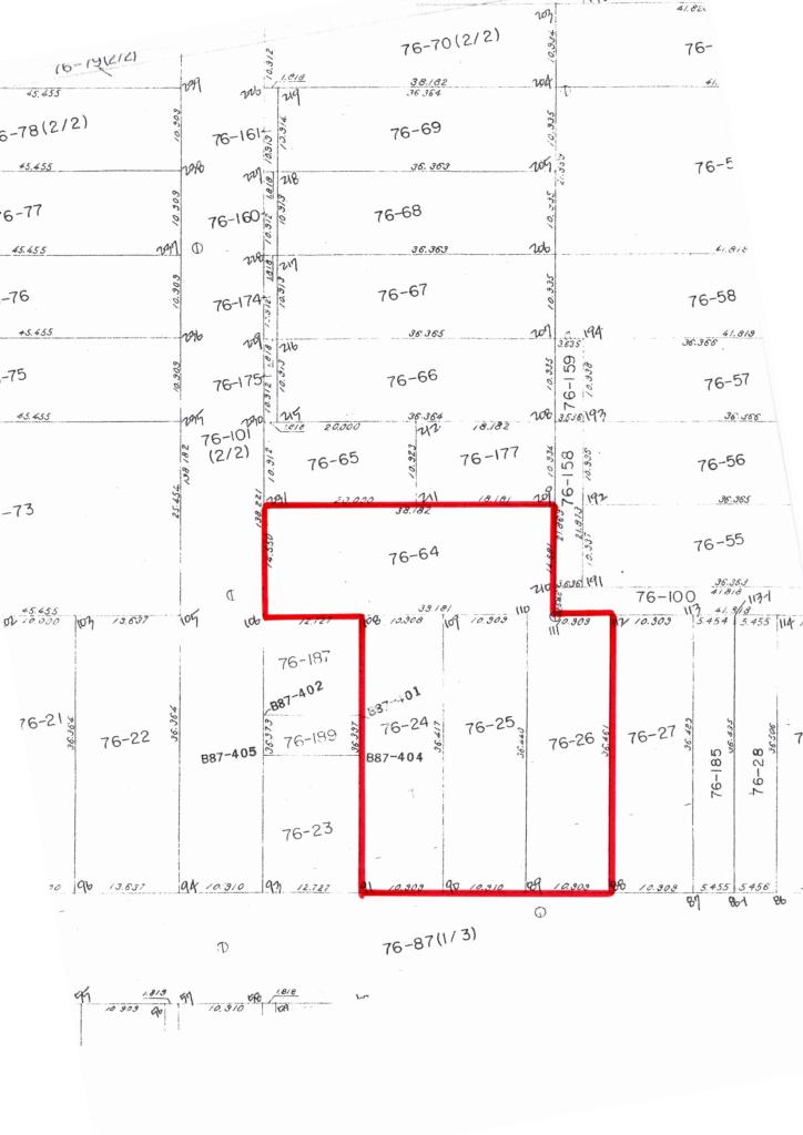 士幌町中士幌　静かで広い528坪の宅地 間取り