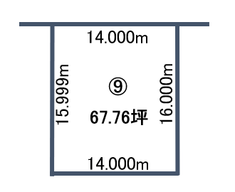  【新規分譲地全23区画】札内セントラルガーデン　⑨北道路 間取り