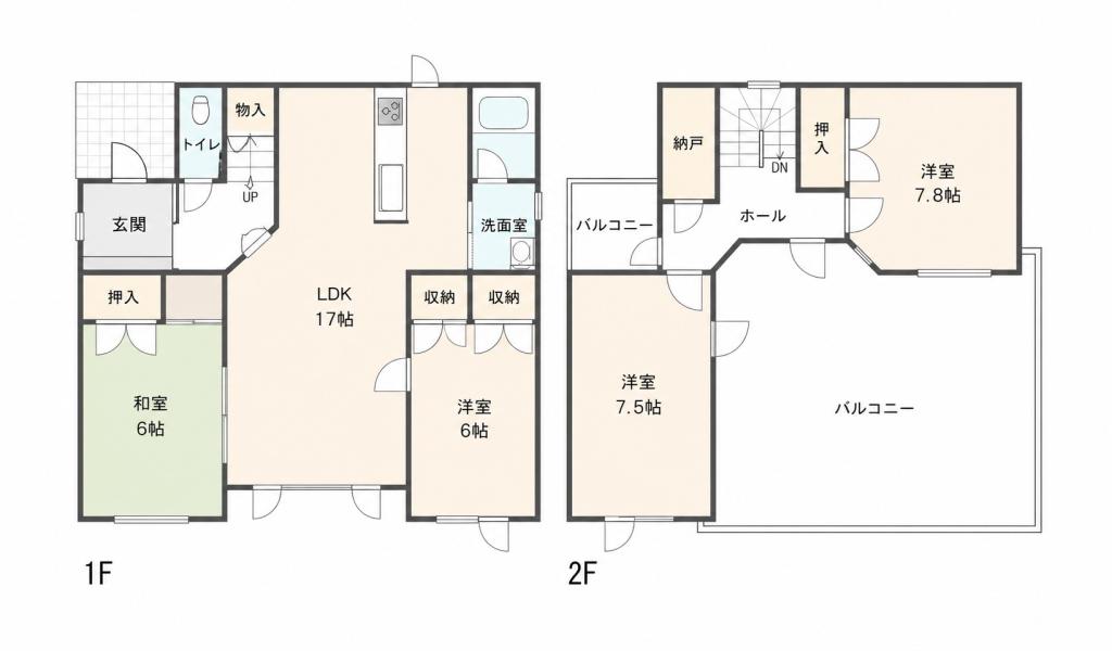 西25条南3丁目　RC造－中古住宅 間取り