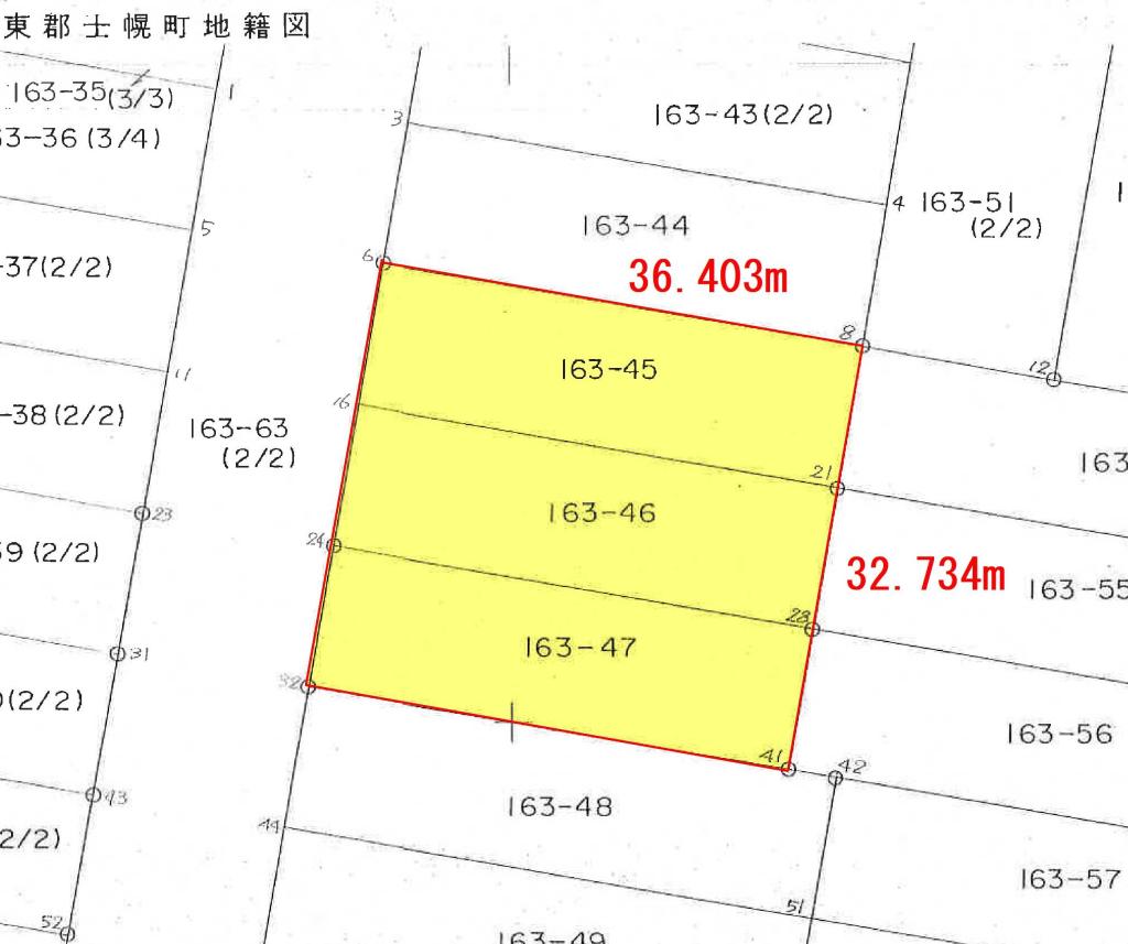 売土地（士幌町） 間取り