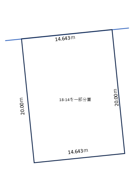 帯広市西１０条北７丁目　売土地. 間取り