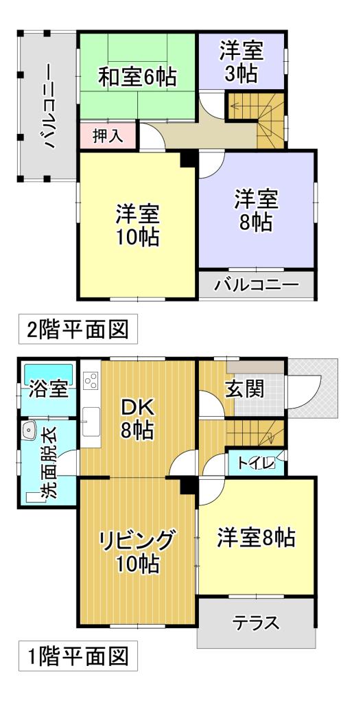♪価格改定・南道路・ＲＣ♪南の森西７＿中古住宅 間取り