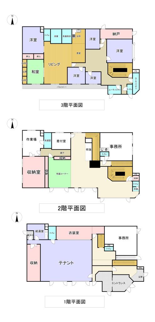 収益テナントビル＿オーナーチェンジ 間取り