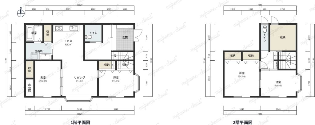 帯広市新町東【中古住宅】 間取り