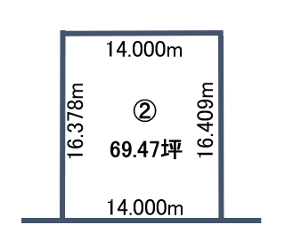  【新規分譲地全23区画】札内セントラルガーデン　②南道路 間取り