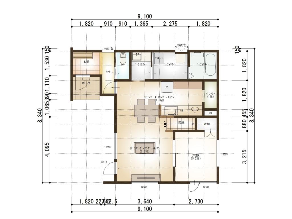 7月4日GRAND OPEN！！【成約済】≪太陽光7.92kw搭載・家具付き‼≫帯広市東1条南20丁目モデルハウス  内観