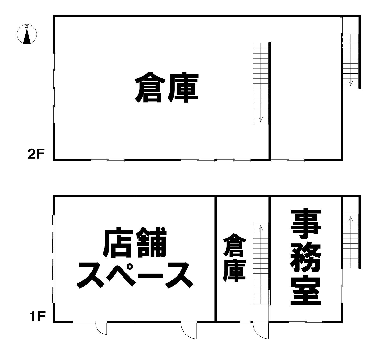 足寄町南１条３丁目　事業用店舗・事務所・倉庫 間取り