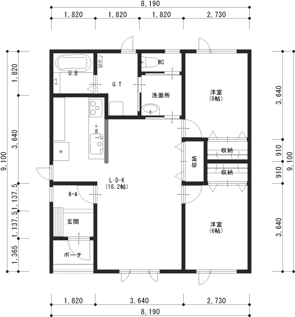 【予約受付中】西1南35新築住宅 間取り