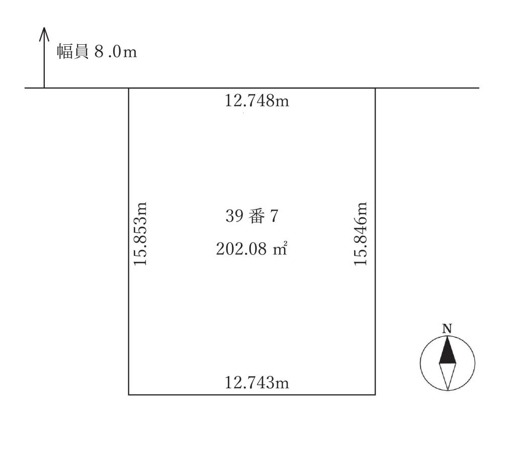 【売土地】帯広市⻄17条南5丁目 売⼟地　※仲介手数料不要 -  間取り