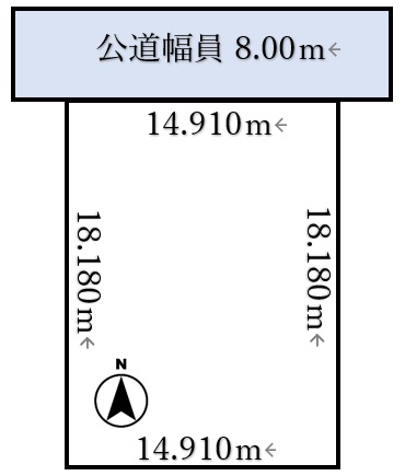 売土地　帯広市西24条南2丁目8番9 間取り