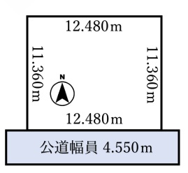 売土地　帯広市西5条南29丁目2番15 間取り