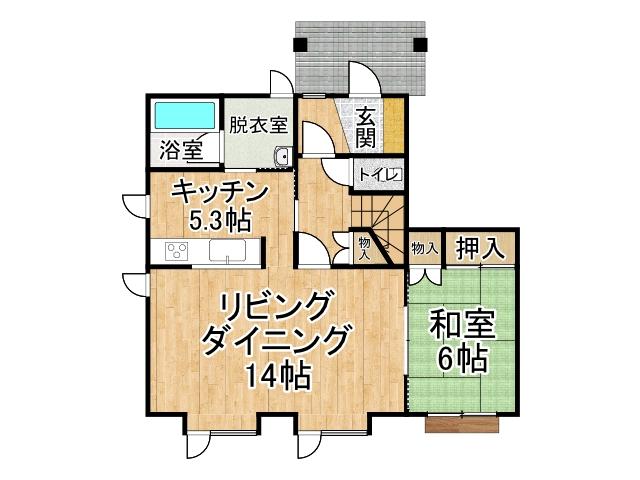 西２３条南４丁目【太平洋興発様施工！】 間取り