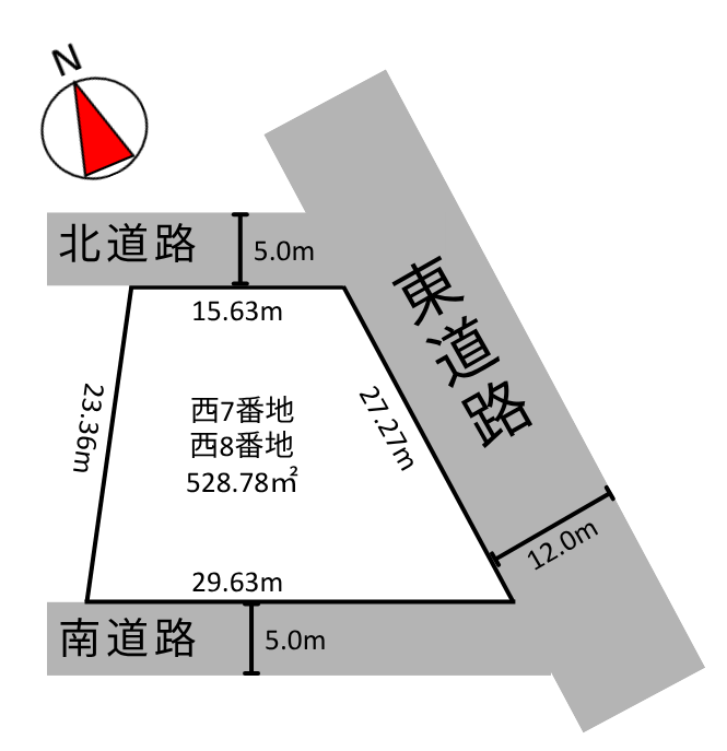 【売土地】帯広市緑ケ丘東通西7番地、西8番地 内観