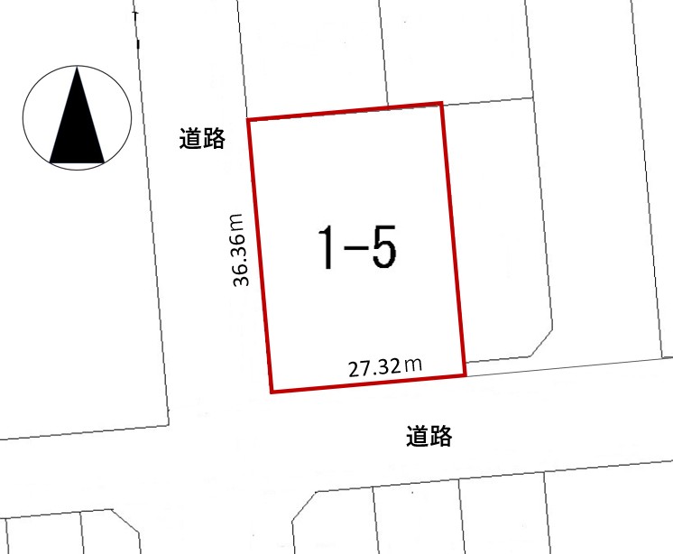 芽室町西3条2丁目　売土地（約300坪）建築条件なし※解体更地渡し 間取り