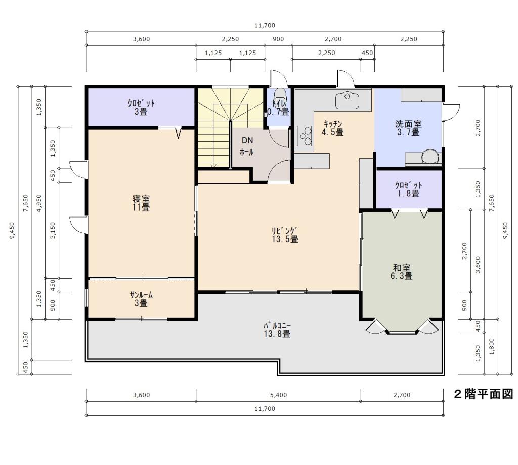 多世帯で入居可能 西7南27 中古住宅 内観