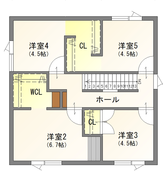  【5LDK二階建て　築10年】帯広市自由が丘四丁目　中島通り沿い 内観