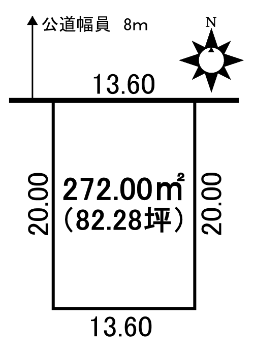 ♪白樺エリア♪白樺１６西１７＿土地 間取り