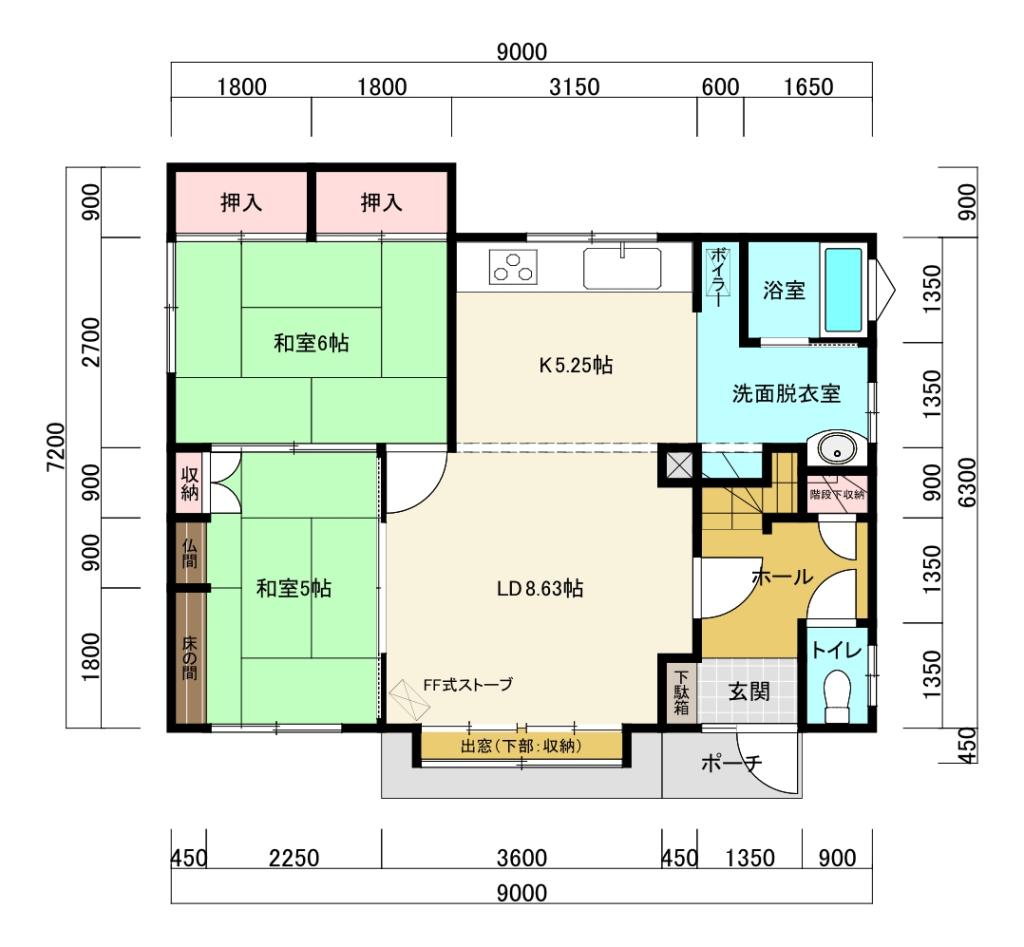 池田町東1条　中古住宅 内観