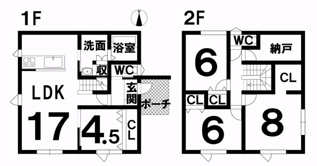 帯広市西2条南37丁目　新築戸建【東棟】 間取り