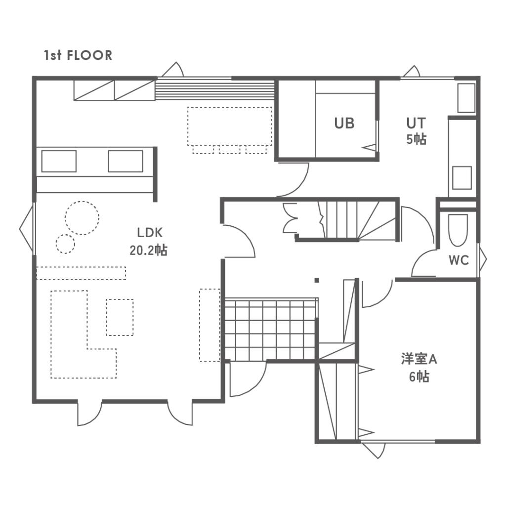 5SLDK│戸建てリノベーションモデル 内観