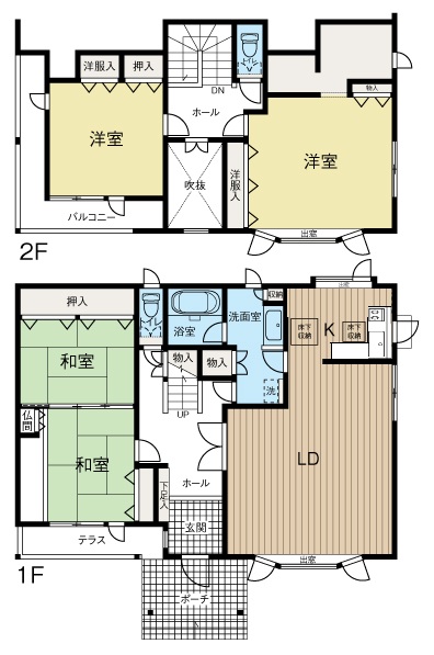 西19南5　リニューアル住宅 間取り