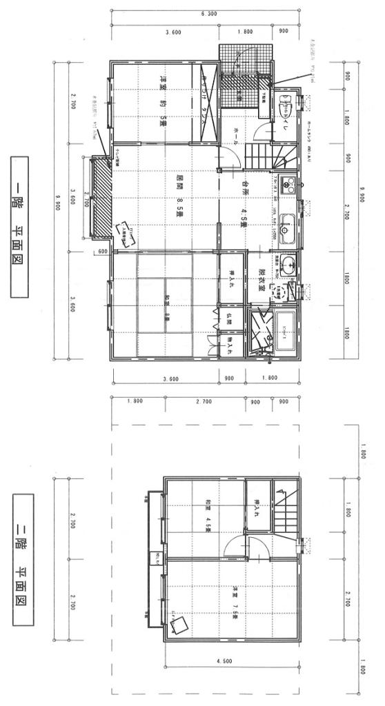 西21条南2丁目中古住宅　 間取り